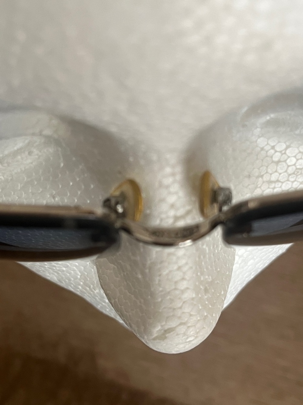 Vintage Chanel rimless sunglasses 4093-B 124/7B 56 16 130 blue silver case - Picture 10 of 13